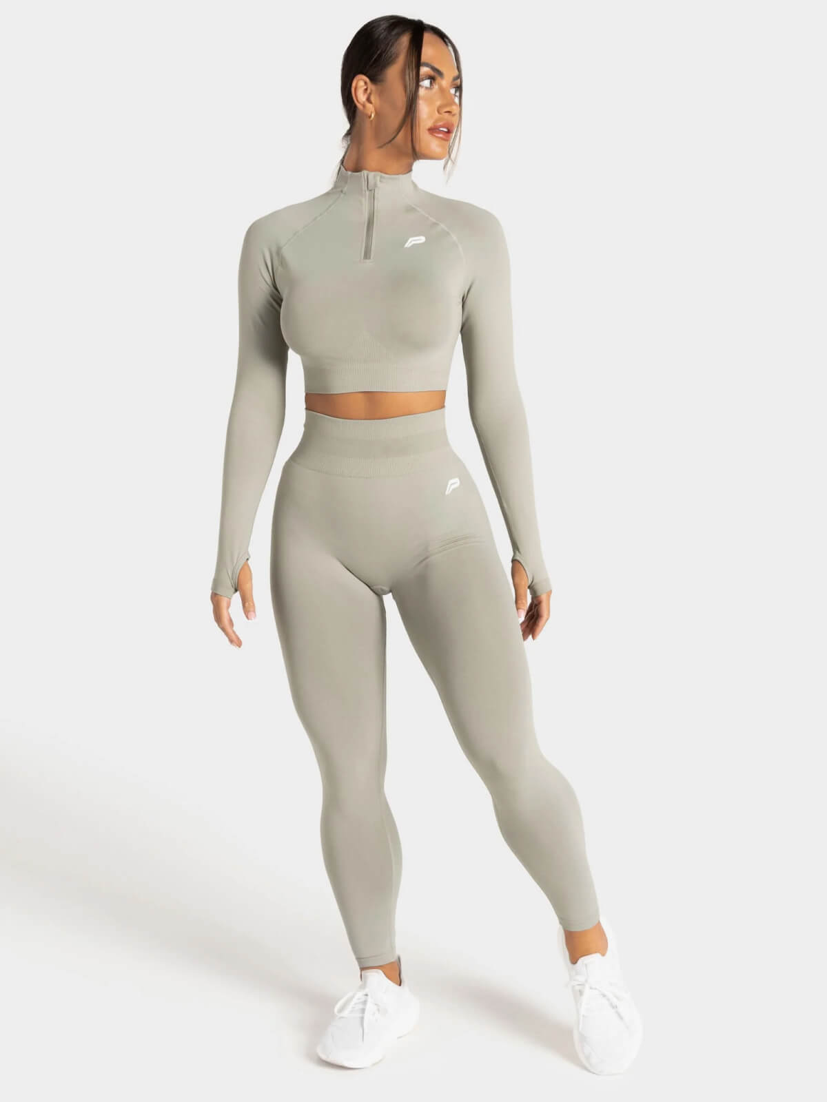 Scrunch Seamless Crop Zip - Image 3