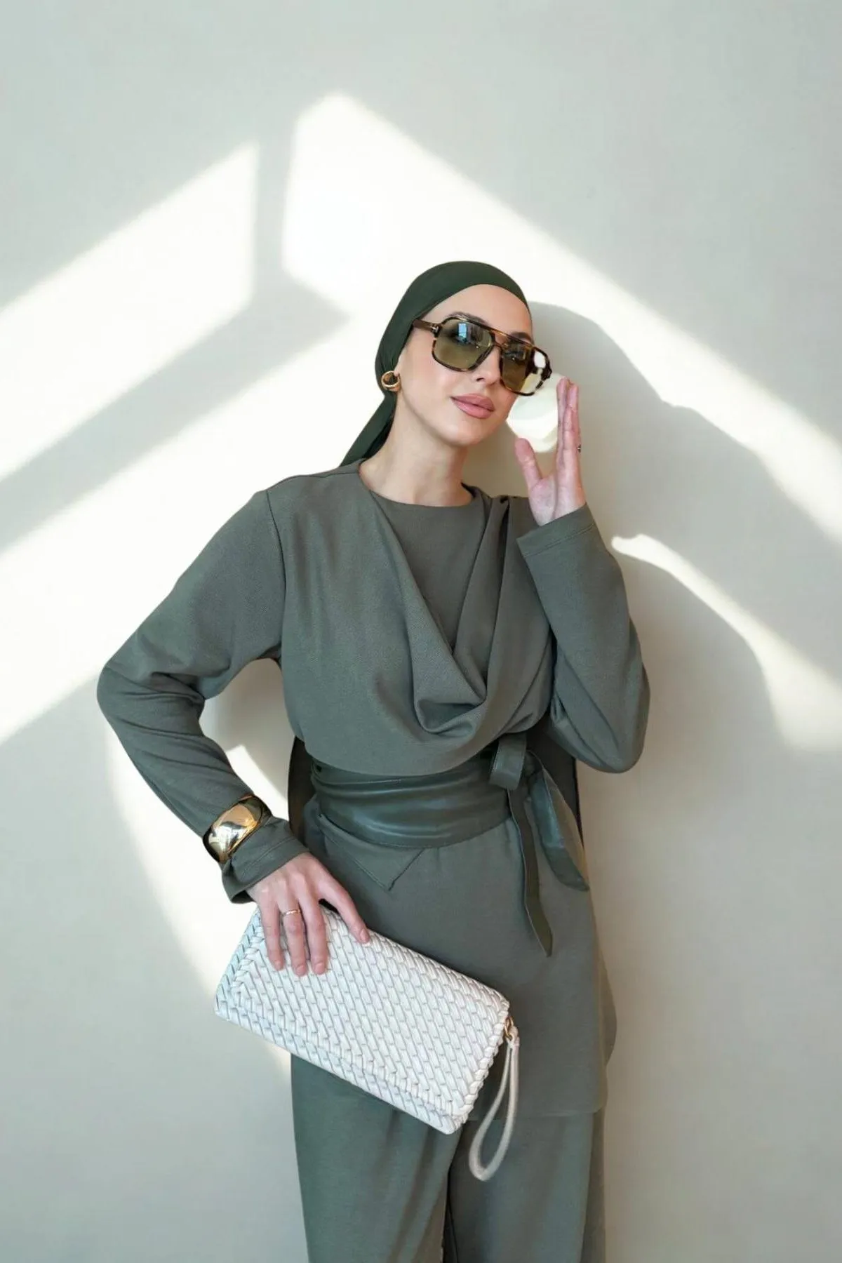 Soft Winter Set with Shawl Wrap - Image 4