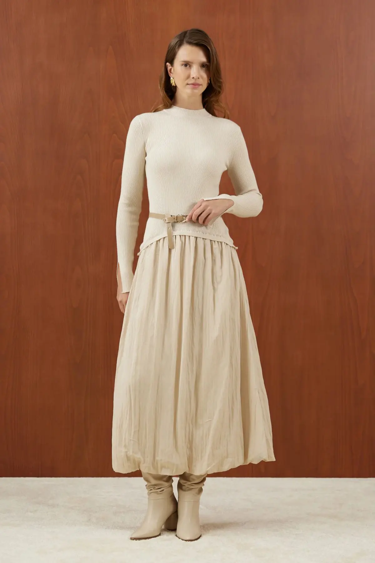 E26-D95 Knitted Parachute Dress - Image 2