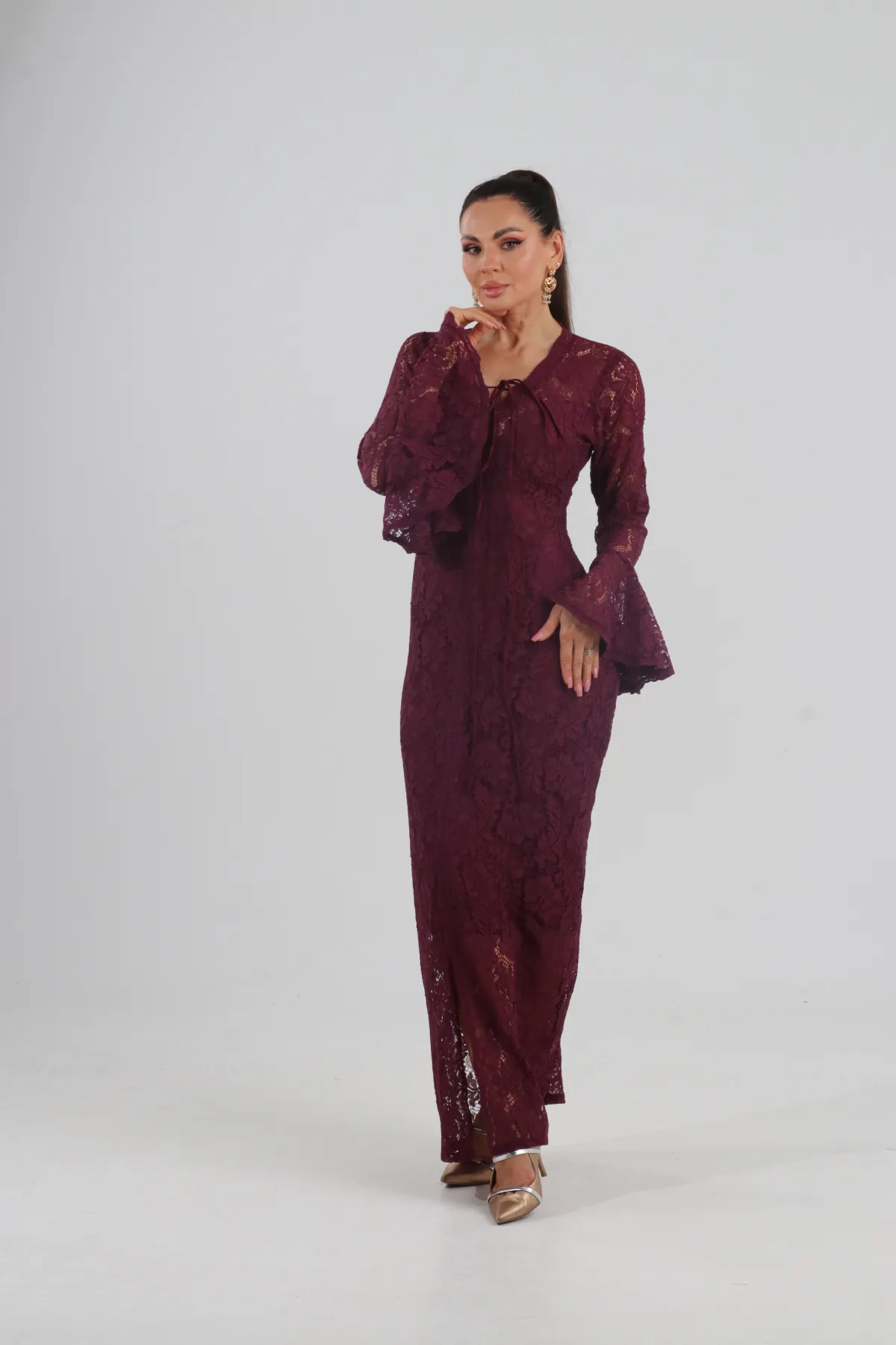 A-Line Lace Dress - Image 8