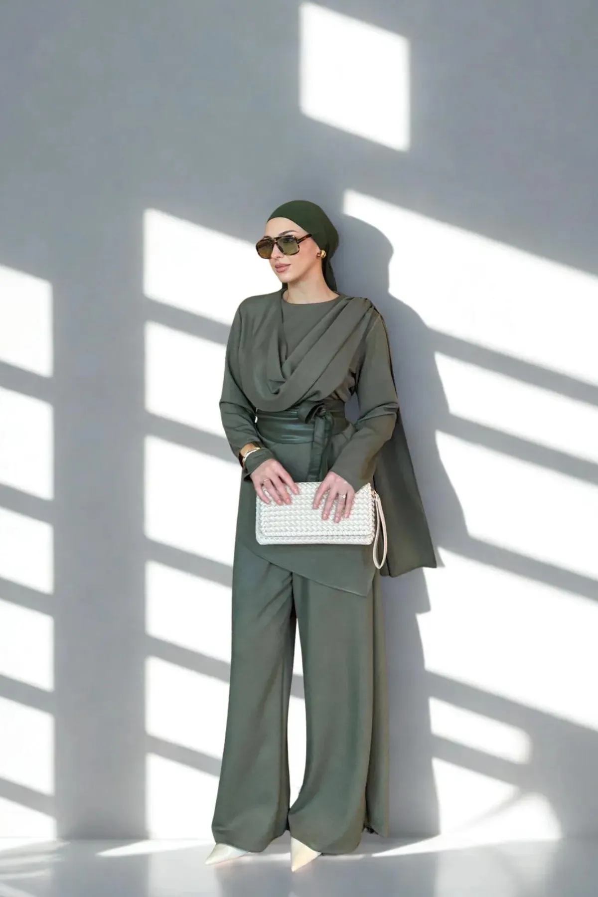 Soft Winter Set with Shawl Wrap - Image 3