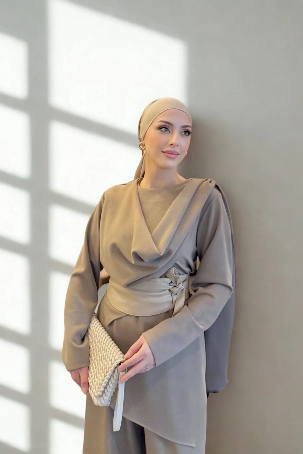 Soft Winter Set with Shawl Wrap - Image 2