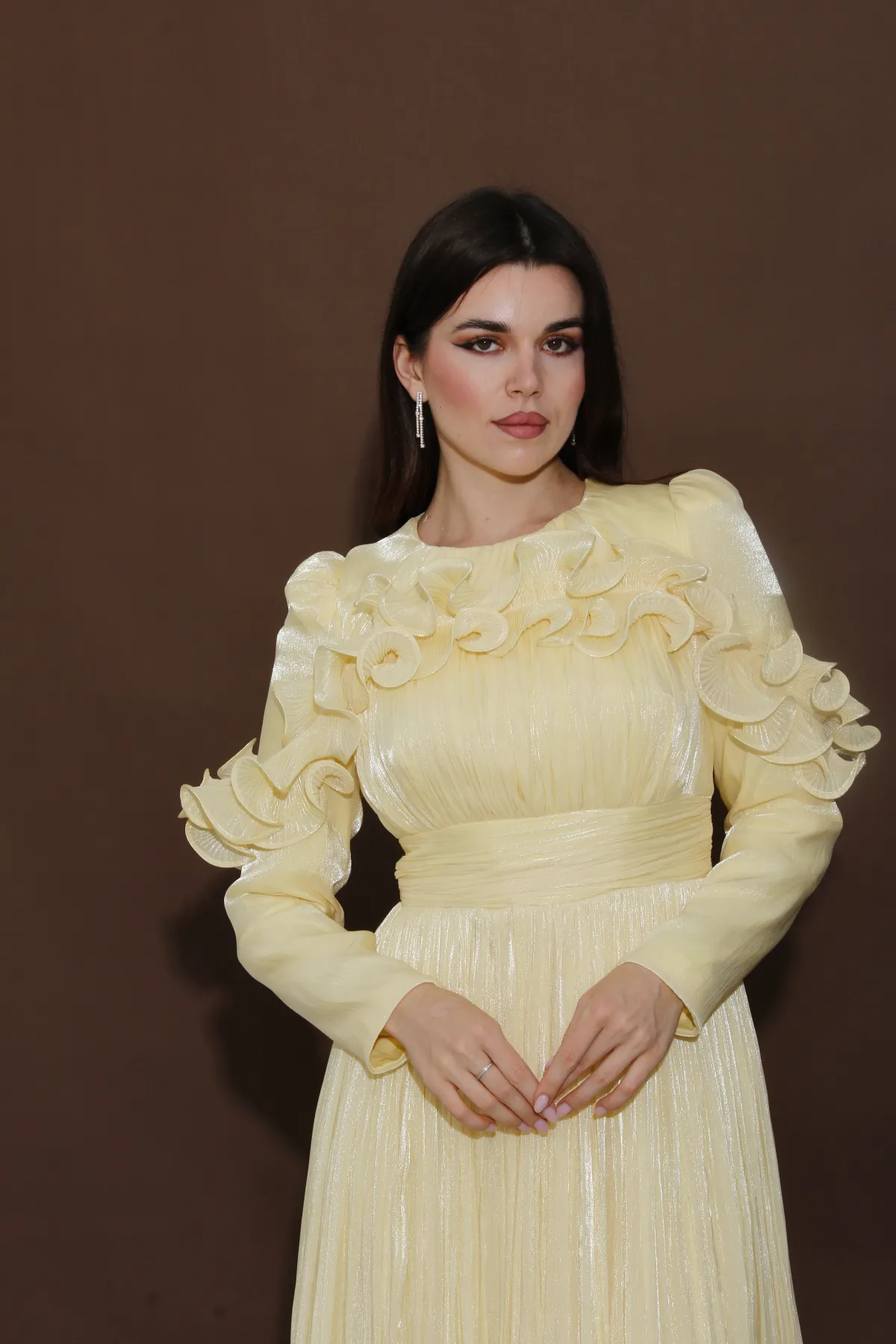 Flowy Organza Dress JZ26-10 - Image 7