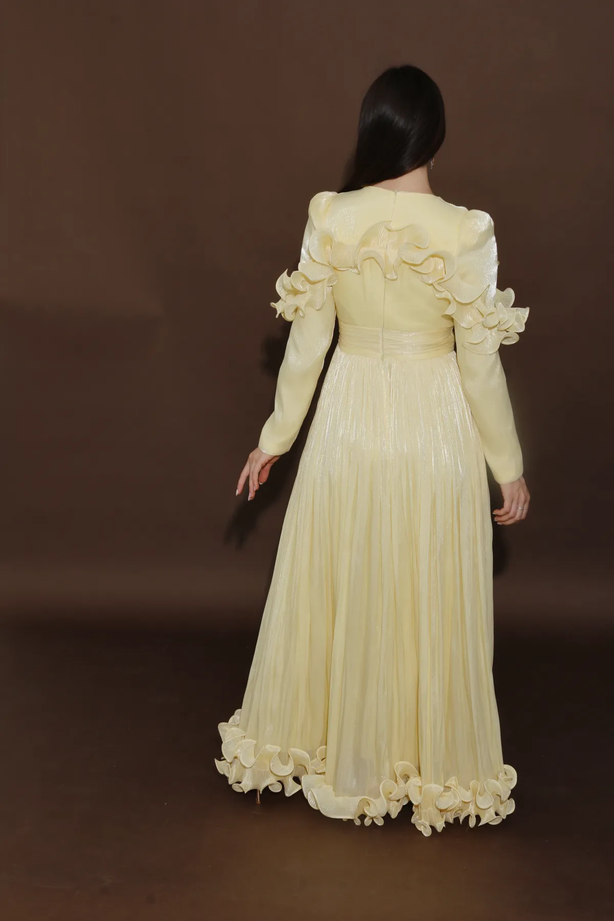 Flowy Organza Dress JZ26-10 - Image 4