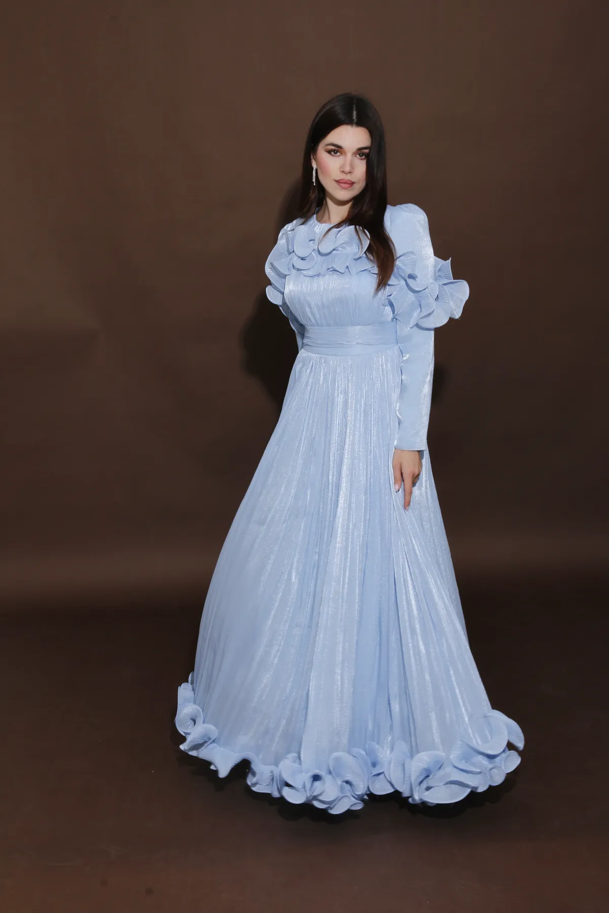 Flowy Organza Dress JZ26-10 - Image 12