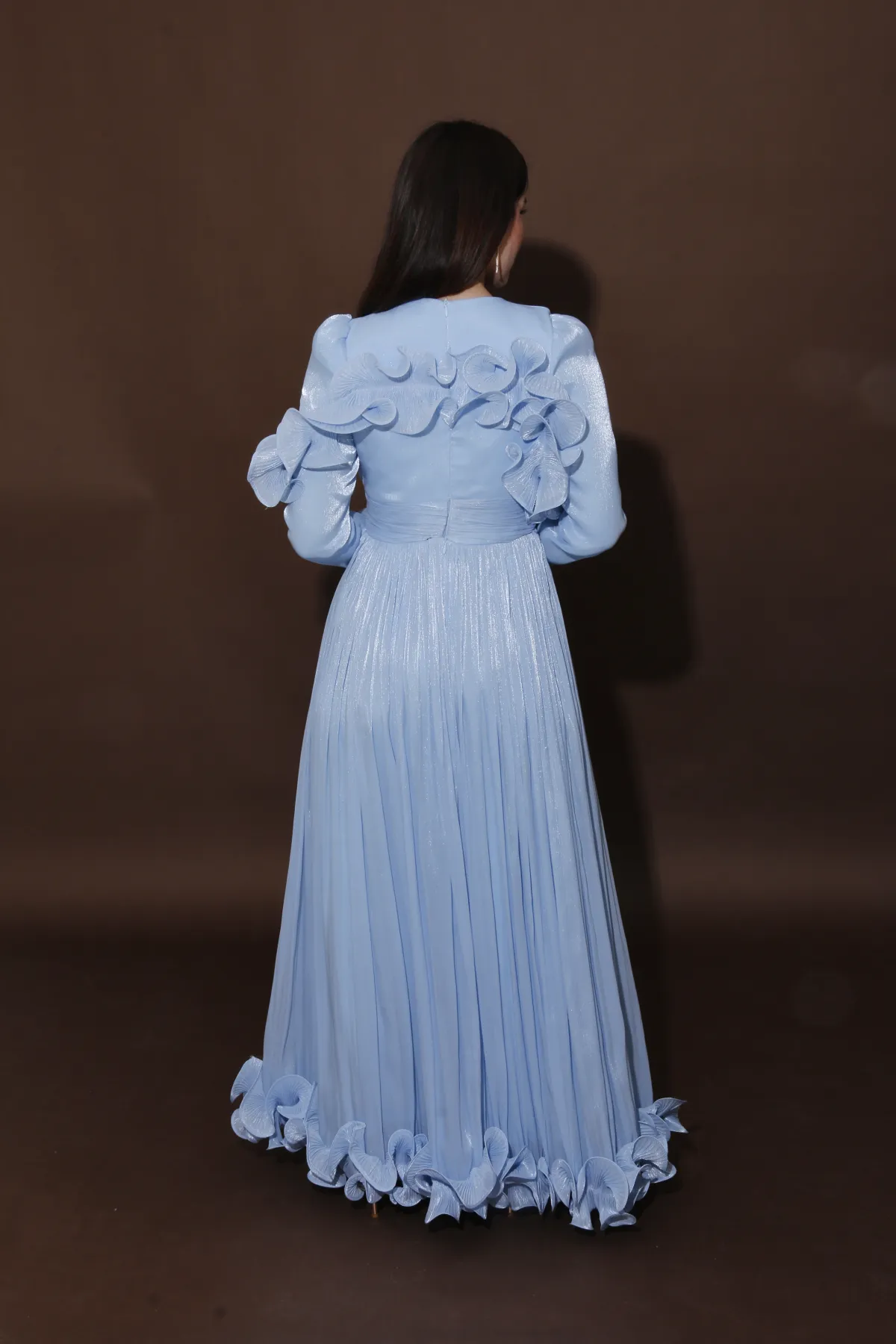 Flowy Organza Dress JZ26-10 - Image 11