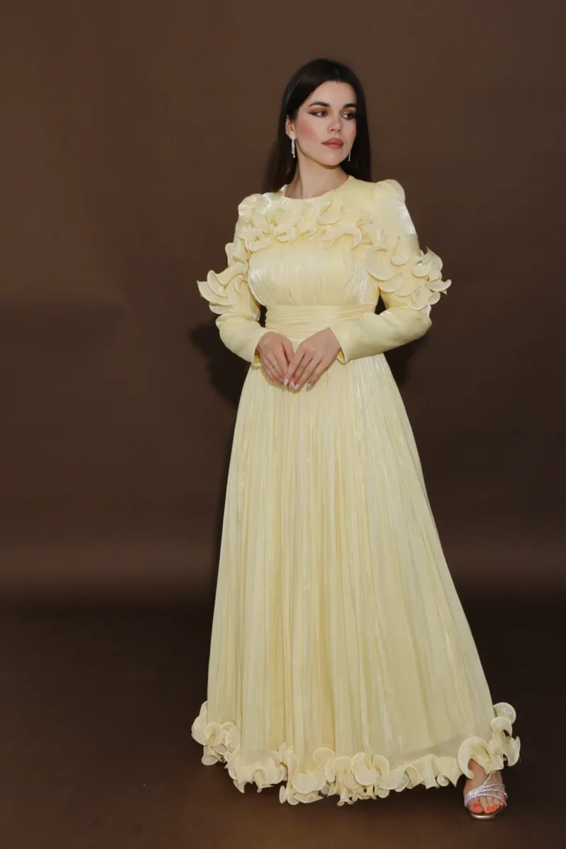 flowy organza dress