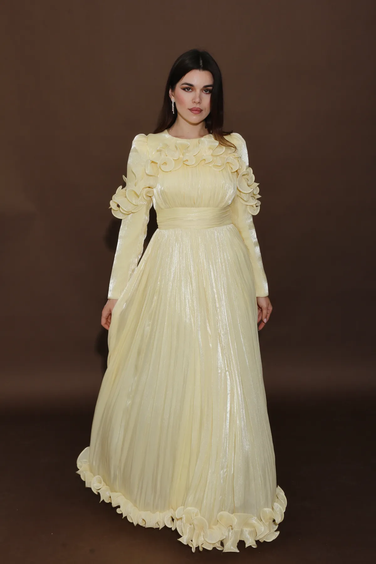 Flowy Organza Dress JZ26-10 - Image 6