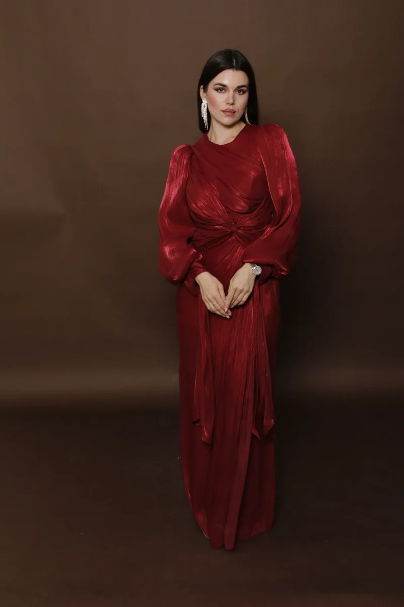 organza dress long