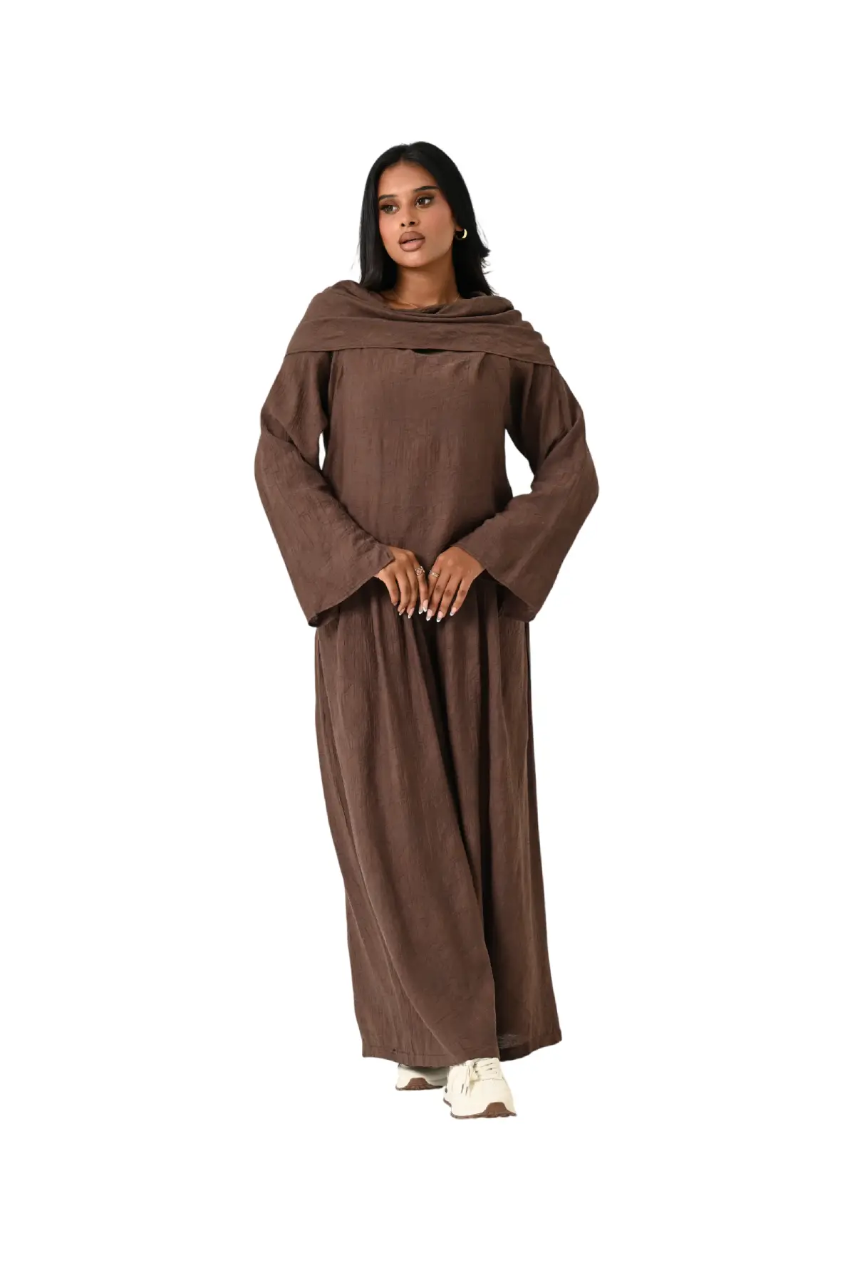 Draped Neck Tencel Co Ord Set JZ26-J03 - Image 2