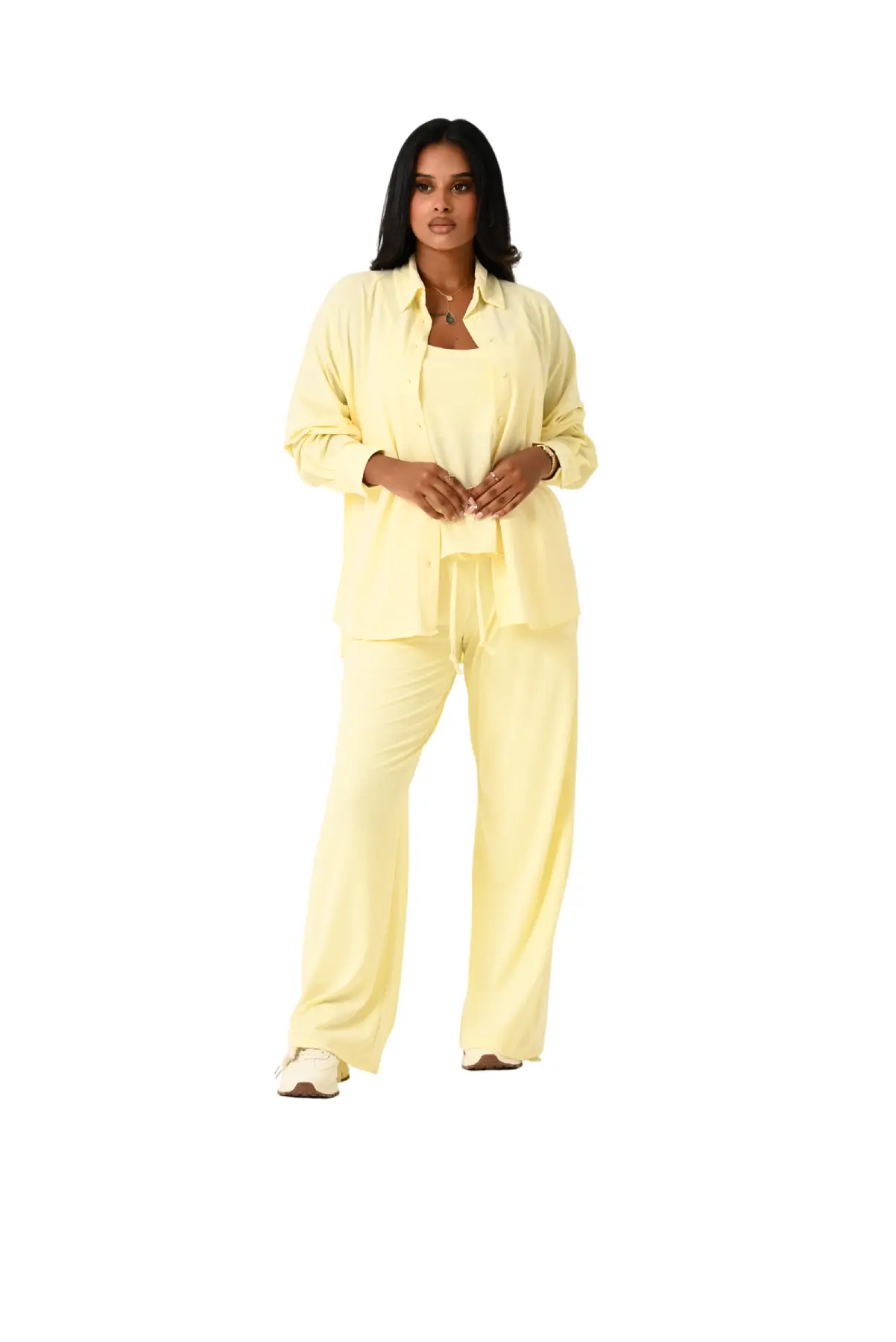 Relaxed Tencel Three Piece Set JZ26-J05