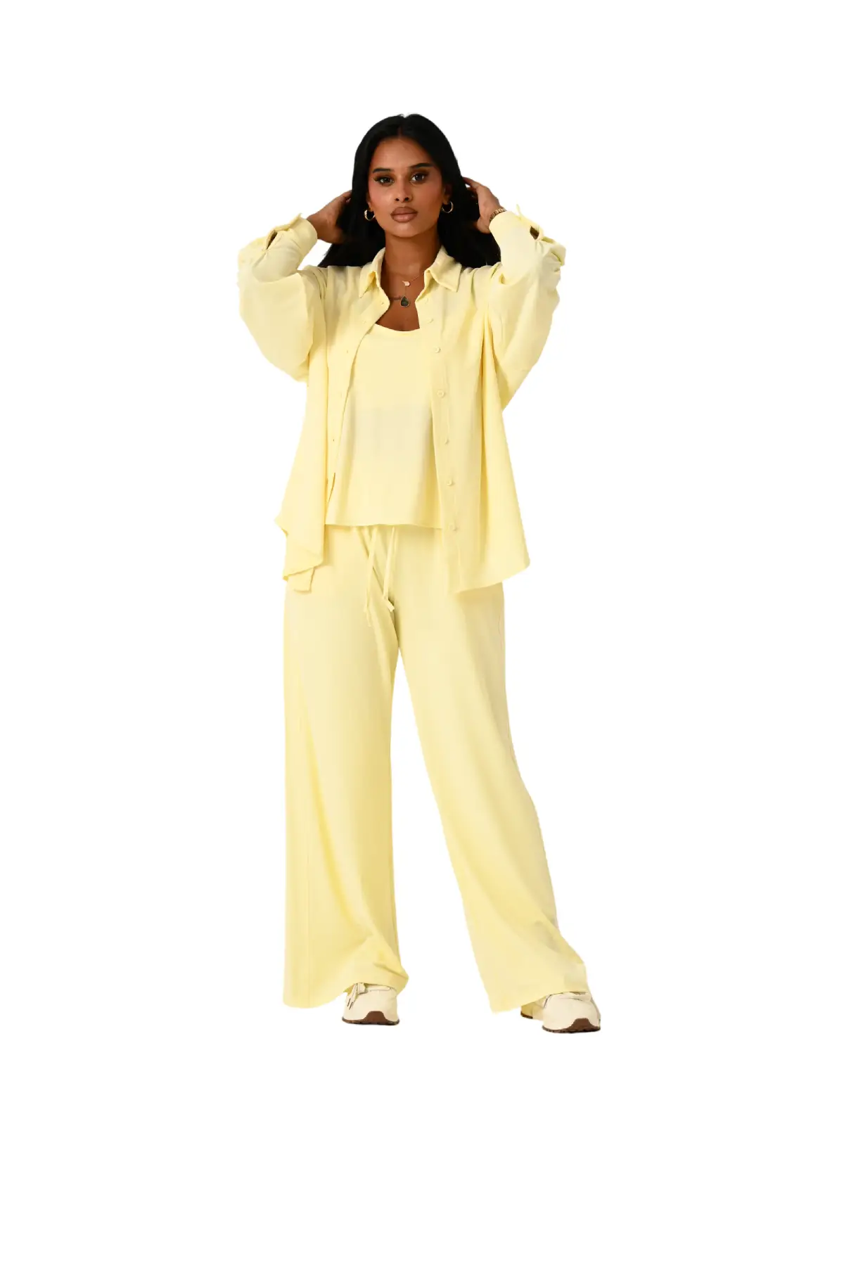 Relaxed Tencel Three Piece Set JZ26-J05 - Image 2